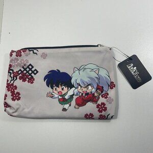 Inuyasha Floral Cosmetic Makeup Bag Pouch New